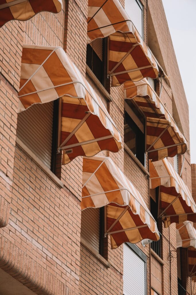 Apartments with canopy awnings in JÃ¡vea